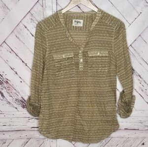 Anthropologie Holding Horses Tulipanes Top